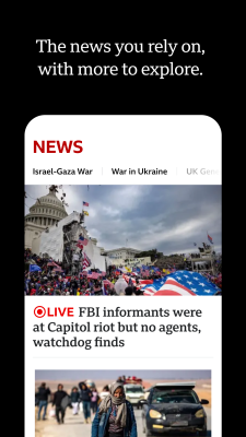 Screenshot of the application BBC: World News & Stories - #2