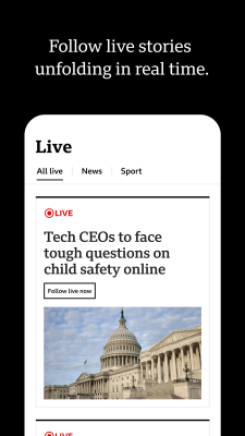 Screenshot of the application BBC: World News & Stories - #6