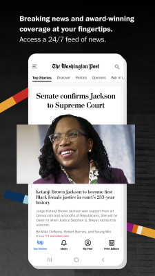 Screenshot of the application The Washington Post - #2