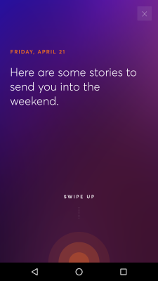Screenshot of the application TODAY - #1