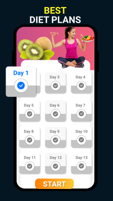 Screenshot of the application Lose Weight: -10kg Weight Loss - #4