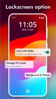 Screenshot of the application Lock Screen OS 17 - #3