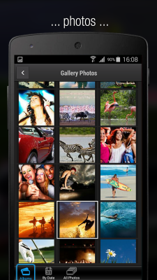 Screenshot of the application iMediaShare - #3