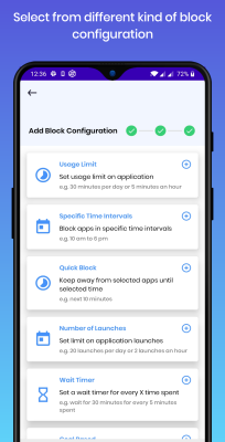 Screenshot of the application Stay Focused: Site/App Blocker - #4