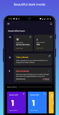 Screenshot of the application Stay Focused: Site/App Blocker - #7