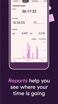 Screenshot of the application Toggl - #4