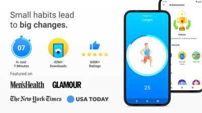 Screenshot of the application Seven - 7 Minute Workout - #1