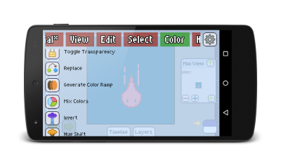 Screenshot of the application Pixly - #3