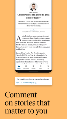 Screenshot of the application The Times: UK & World News - #6