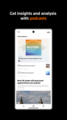 Screenshot of the application Reuters News - #3