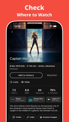 Screenshot of the application Showly - #3
