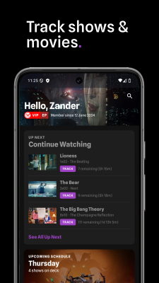 Screenshot of the application Trakt.TV - #3