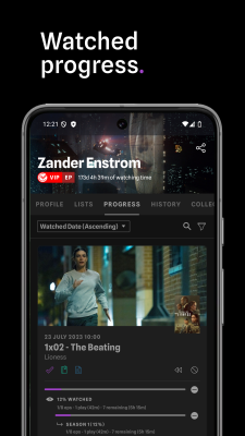 Screenshot of the application Trakt.TV - #7