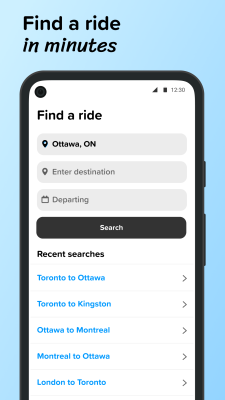 Screenshot of the application Poparide - #3