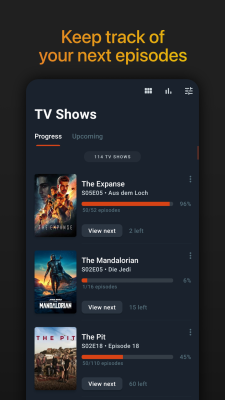 Screenshot of the application Moviebase - #5