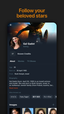 Screenshot of the application Moviebase - #6