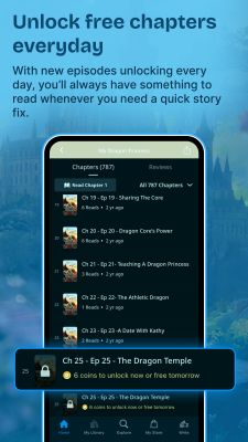 Screenshot of the application Pocket Novel - #6