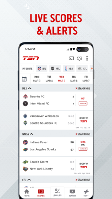 Screenshot of the application TSN - #5