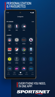 Screenshot of the application Sportsnet - #1
