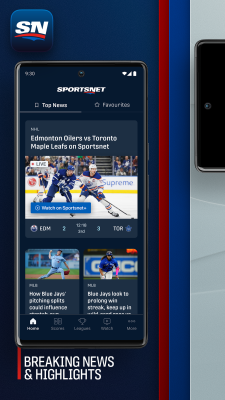 Screenshot of the application Sportsnet - #4