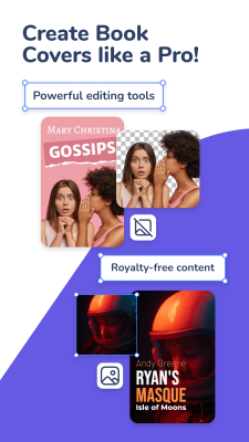 Screenshot of the application Book Cover Maker for Wattpad - #1