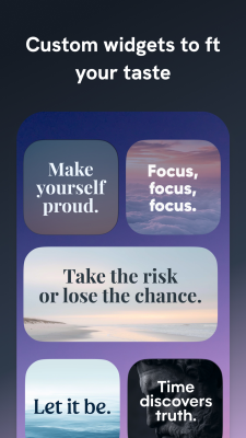 Screenshot of the application Motivation - #3