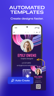Screenshot of the application Business Card Maker - #5