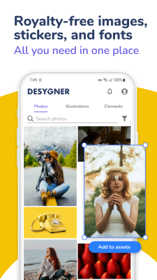 Screenshot of the application Social Post Maker & Design - #4