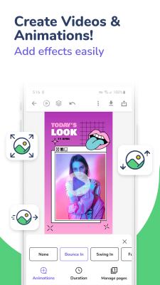 Screenshot of the application Social Post Maker & Design - #7