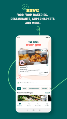 Screenshot of the application Too Good To Go - #2