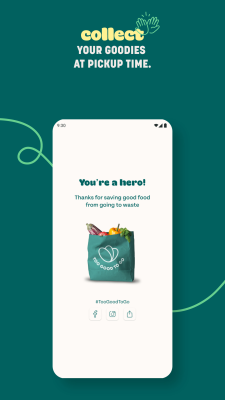Screenshot of the application Too Good To Go - #4