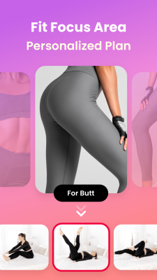 Screenshot of the application JustFit - Lazy Workout - #3