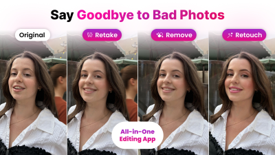 Screenshot of the application Retake AI - #1