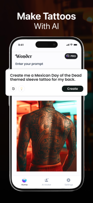 Screenshot of the application Wonder - AI Art Generator - #2