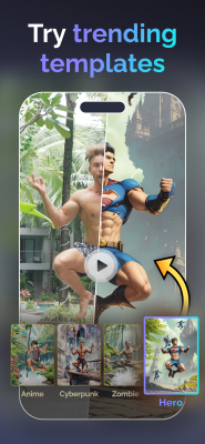 Screenshot of the application Video AI Art Generator & Maker - #3