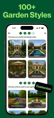 Screenshot of the application Landscape Design - AI Garden - #4