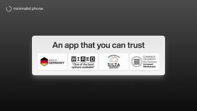 Screenshot of the application minimalist phone: Launcher - #7
