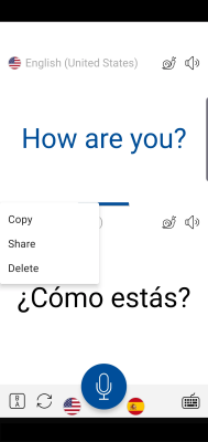 Screenshot of the application Instant Voice Translate - #5