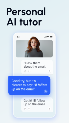 Screenshot of the application Speak English with Loora AI - #2