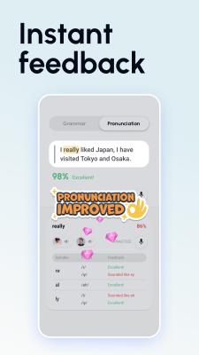 Screenshot of the application Speak English with Loora AI - #4