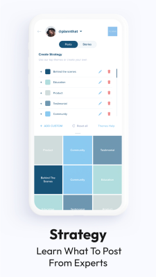Screenshot of the application Plann: Preview for Instagram - #4