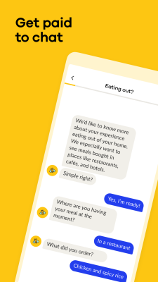 Screenshot of the application Streetbees - #1
