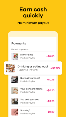 Screenshot of the application Streetbees - #3