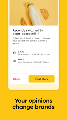 Screenshot of the application Streetbees - #4