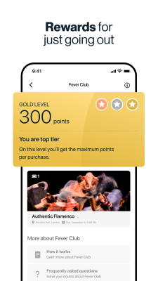 Screenshot of the application Fever: Events & Tickets - #5