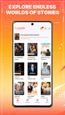 Screenshot of the application Buenovela - #4