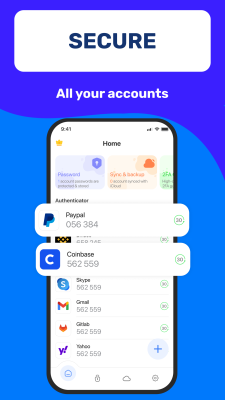 Screenshot of the application Authenticator App - #2