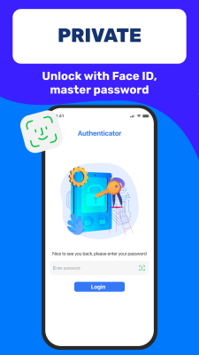 Screenshot of the application Authenticator App - #5