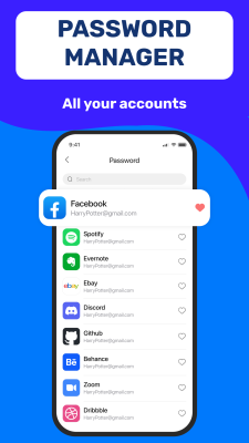 Screenshot of the application Authenticator App - #6