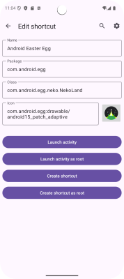 Screenshot of the application Activity Launcher - #2